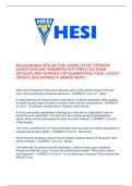 Musculoskeletal HESI -ACTUAL EXAM- LATEST VERSION -QUESTIONS AND ANSWERS&sol;&sol;Musculoskeletal HESI -ACTUAL EXAM- LATEST VERSION -QUESTIONS AND ANSWERS
