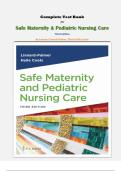 Complete Test Bank for Safe Maternity & Pediatric Nursing Care Third Edition by Luanne Linnard-Palmer EdD MSN RN CPN &lpar;Author&rpar;&comma; Gloria Haile Coats RN MSN FNP &lpar;Author&rpar;&vert;Chapters 1-38 complete with rationale&vert;