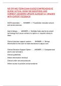 NR 599 Mid Term Exam Guide 2025 &vert; 100 Actual Questions & Correct Answers &vert; A&plus; Graded