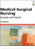 Test Bank for Medical-Surgical Nursing&colon; Concepts and Practice 6th Edition&period; By Holly K&period; Stromberg&period; All Chapters Covered&vert;&vert; 100&percnt; Verified Answers&vert;&vert;Updated 2025