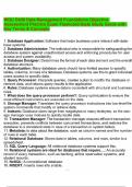 WGU D426 Data Management Foundations Objective Assessment Practice Exam Flashcard-Style Study Guide with Key Terms & Concepts&period;pdf