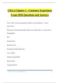 CHAA Certification Bundled Exams 2026 Questions and Answers  100&percnt; Pass Guaranteed