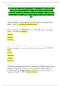 NURS 612 EXAM 1 MARYVILLE UNIVERSITY ADVANCED HEALTH ASSESSMENT EXAM 1 NEWEST 2025&sol;2026 ACTUAL EXAM QUESTIONS AND CORRECT DETAILED ANSWERS &lpar;VERIFIED ANSWERS&rpar; &vert;ALREADY GRADED A&plus;