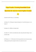 Yoga Teacher Training Kundalini Exam Questions & Answers Latest Update Graded A&plus;