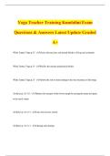 Yoga Teacher Training Kundalini Exam Questions & Answers Latest Update Graded A&plus;