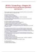 IFSTA 7 Exam Prep - Chapter 10&colon; Structural Search and Rescue Questions and Answers