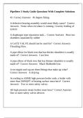 Pipefitter 2 Study Guide Questions With Complete Solutions