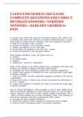 CCEP EXAM NEWEST 2025 EXAM COMPLETE QUESTIONS AND CORECT DETAILED ANSWERS <VERIFIED ANSWERS> &vert;ALREADY GRADED A&plus; PASS