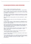 EXAM QUESTIONS AND ANSWERS