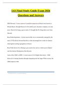 IAS Final Study Guide Exam 2026 Questions and Answers