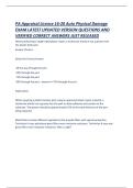PA Appraisal License 16-20 Auto Physical Damage EXAM LATEST UPDATED VERSION QUESTIONS AND VERIFIED CORRECT ANSWERS JUST RELEASED