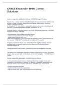 CPACE Exam with 100&percnt; Correct Solutions