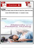 Test Bank - Maternity and Pediatric Nursing 4th Edition By Susan Ricci&semi; Theresa Kyle&semi; Susan Carman 9781975139766 Chapter 1- 51 Complete Guide&period;