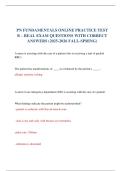PN FUNDAMENTALS ONLINE PRACTICE TEST B &ndash; REAL EXAM QUESTIONS WITH CORRECT ANSWERS &lpar;2025-2026 FALL-SPRING&rpar;