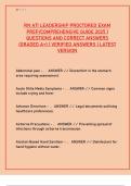 RN ATI Leadership Proctored Exam Prep 2025&colon; Comprehensive Guide & Practice Questions