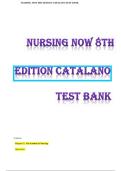 Nursing Now 8th Edition Catalano Test Bank Questions & Answers&period;