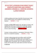 301 NC POST Licensing Exam Questions & Answers &vert; Graded A&plus; &vert; Verified & Latest