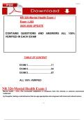NR 326-Mental Health Exam 1  Exam 1&comma;2&dollar;3  2025-2026 UPDATE
