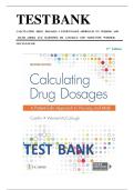 Test Bank for Calculating Drug Dosages&colon; A Patient-Safe Approach To Nursing And Math 2nd Edition&comma; 2e&comma; By Sandra Luz Martinez De Castillo And Maryanne Werner&comma; All Chapters 1-22 &vert; LATEST