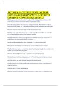 ODYSSEY PAGE TEST EXAM &lpar;ACTUAL 2025&sol;2026&rpar; QUESTIONS WITH ACCURATE CORRECT ANSWERS &vert; GRADED A&plus;