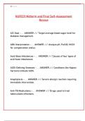 NUR1211 Midterm & Final Self-Assessment Review &ndash; Nursing Exam Study Guide