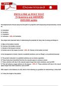 PHTLS PRE & POST TEST  75 Questions and ANSWERS  20252026 update
