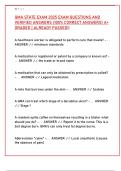 QMA State Exam 2025&colon; 100&percnt; Verified Questions & Answers &vert; A&plus; Graded & Already Passed