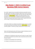 Ahip Module 3 2025 &vert; Certified Exam Questions With Correct Answers