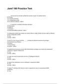 Jamf 100 Practice Test NEWEST 2025&sol;2026 ACTUAL EXAM COMPLETE QUESTIONS AND CORRECT DETAILED ANSWERS &lpar;VERIFIED ANSWERS&rpar; &vert;ALREADY GRADED A&plus;&vert;&vert;BRAND NEW&excl;&excl;