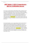 AHIP Module 5 2025 &vert; Comprehensive Q&A For Certification Success
