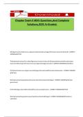 Chapter Exam 4 With Questions&comma;And Complete Solutions&comma;2025 A&plus;Graded