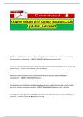 Chapter 4 Exam With Correct Solutions&comma;2025 Updateds&comma;A&plus;Graded