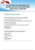 CS 7643 Master Exam Bank &vert; Quiz 1&comma;2& 3 &lpar;Questions & Answers&rpar; &vert; 2025&sol;2026 Update &vert; 100&percnt; Correct &ndash; Georgia Tech