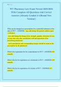 WV Pharmacy Law Exam Newest 2025&sol;2026  With Complete All Questions And Correct  Answers &vert;Already Graded A&plus;&vert;&vert;Brand New  Version&excl;&vert; 