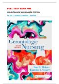 FULL TEST BANK FOR GERONTOLOGIC NURSING 6TH EDITION BY SUE E&period; MEINER &comma;JENNIFER J&period; YEAGER