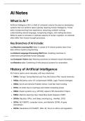 Basics of AI &colon; Easy to Understand and Detailed Notes &period;