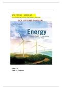Solution Manual For Energy Its Uses and the Environment&comma; 6th Edition by Roger A&period; Hinrichs&comma; Merlin H&period; Kleinbach&comma; Rachel Wade Chapter 1-21