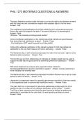 PHIL 1273 MIDTERM 2 QUESTIONS & ANSWERS