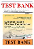 Evidence-Based Physical Examination 1st Edition | Gawlik Study Guide, Summary & Clinical Exam Prep
