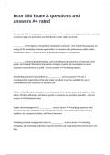 Bcor 350 Exam 3 questions and answers A&plus; rated