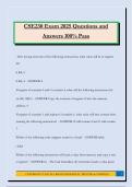 CSE 360 Bundled Exams 2025&sol;2026 Questions and Answers &vert;100&percnt; Pass 