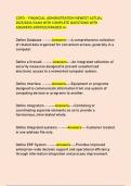 CGFO - FINANCIAL ADMINISTRATION NEWEST ACTUAL  2025&sol;2026 EXAM WITH COMPLETE QUESTIONS WITH  ANSWERS&period;VERIFED&sol;GRADED A&plus;