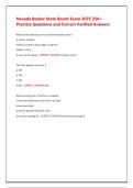 Nevada Barber State Board Exam 2025 350&plus; Practice Questions and Correct Verified Answers