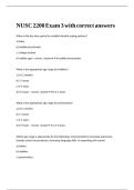 NUSC 2200 Exam 3 with correct answers&period;