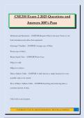 CSE310 Exam 2 2025 Questions and Answers 100&percnt; Pass