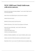 NUSC 2200 Exam 1 Study Guide exam with correct answers&period;