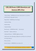CSE 360 Exam 3 2025 Questions and Answers 100&percnt; Pass
