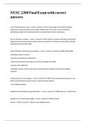 NUSC 2200 Final Exam with correct answers&period;