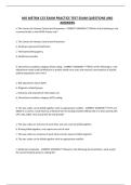 MO METRIX CCS EXAM PRACTICE TEST EXAM QUESTIONS AND ANSWERS
