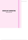 Samenvatting Hematologie FB2